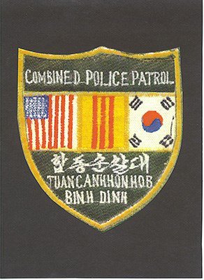 Combined Police Patrol Patch, Qui Nhon, 127th MP CO 70.71