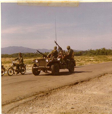 Gun Jeep on Way to An Khe