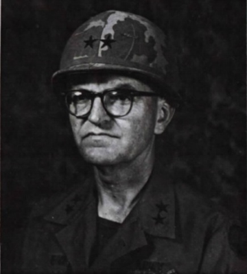 Major General Julian Ewell, 9th Infantry Division commander, 1968