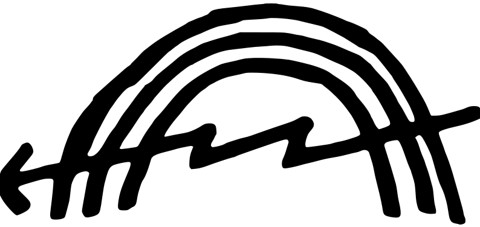 Logo of the Weather Underground, the American radical new left group which existed in the 1970s