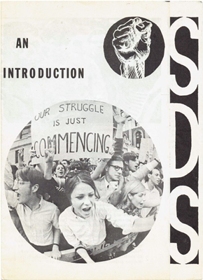 Cover of SDS introductory pamphlet circa 1966