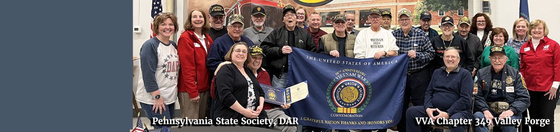 PA State Society, DAR and VVA Chapter 349, Valley Forge