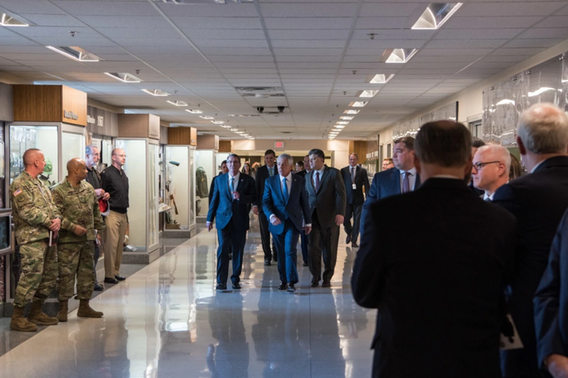 On December 16, 2016, 25th Secretary of Defense Ashton B. “Ash” Carter joined Vietnam veteran and 24th Secretary of Defense Charles T. “Chuck” Hagel in officially opening the Vietnam War exhibit at the Pentagon.
