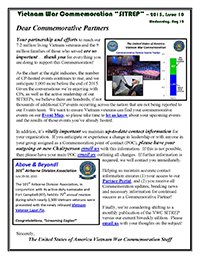 VWC SITREP 2015, Issue 10