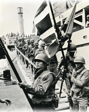 Thai forces head to Vietnam, 1966