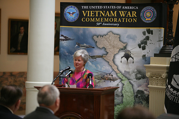 ATLANTA. &#40;Sept. 19, 2013&#41; Jo Anne Shirley, Past Chairman of the Board National League of POW&#47;MIA Fam