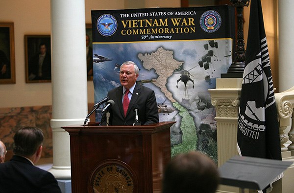 ATLANTA &#40;Sept 19, 2013&#41; Georgia Governor Nathan Deal speaks during the Governor of Georgia&#8217;s 50th An