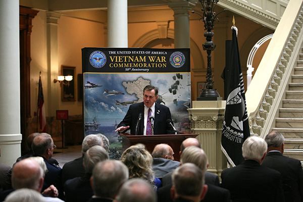 ATLANTA. &#40;Sept. 19, 2013&#41; Army LTG &#40;Ret.&#41; Claude M. Kicklighter, Director, Office of Commemorations,