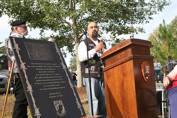 Andersonville, GA &#40;Sept. 20, 2013&#41;  Former Iraq  Campaign POW U.S. Army Specialist Joseph Hudson spe