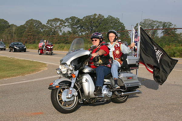 Andersonville, GA &#40;Sept. 20, 2013&#41; Vietnam Veterans  enter  Andersonville National Historic Site to 