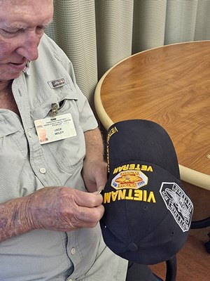 On 11/8/23, VWC staff presented VVLPs at the Veterans Home of CA - Chula Vista.