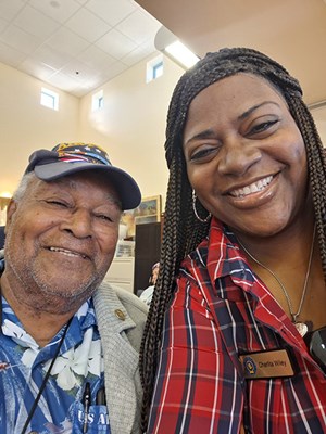 On 11/8/23, VWC staff presented VVLPs at the Veterans Home of CA - Chula Vista.