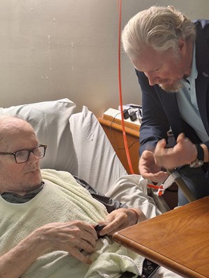 On 11/8/23, VWC staff presented VVLPs at the Veterans Home of CA - Chula Vista.