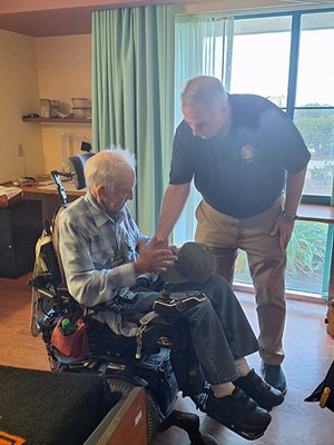 On 11/8/23, VWC staff presented VVLPs at the Veterans Home of CA - Chula Vista.