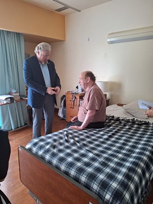 On 11/8/23, VWC staff presented VVLPs at the Veterans Home of CA - Chula Vista.