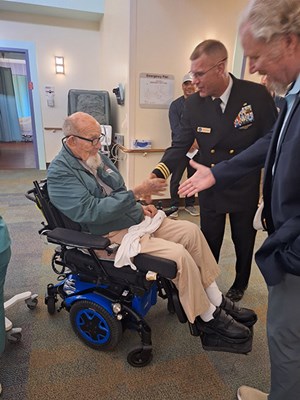 On 11/8/23, VWC staff presented VVLPs at the Veterans Home of CA - Chula Vista.
