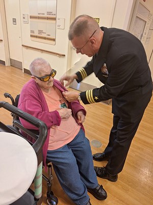 On 11/8/23, VWC staff presented VVLPs at the Veterans Home of CA - Chula Vista.