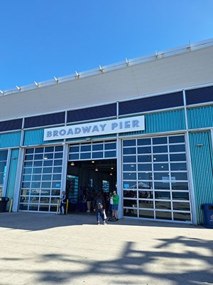 During Fleet Week, visitors experience interactive, educational displays in the Innovation Zone.