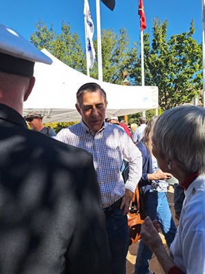 VWC staff joined members of VFW Post 7907 for a Veterans Day Ceremony at Veterans Park in Poway, CA.