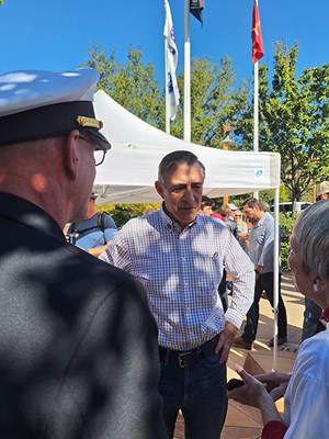 VWC staff joined members of VFW Post 7907 for a Veterans Day Ceremony at Veterans Park in Poway, CA.