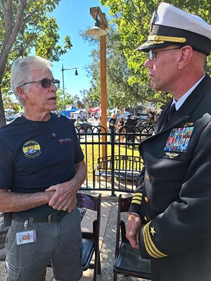 VWC staff joined members of VFW Post 7907 for a Veterans Day Ceremony at Veterans Park in Poway, CA.