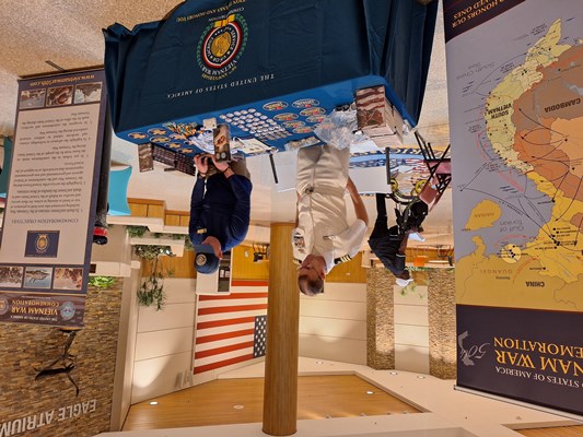 VWC staff at the display table.