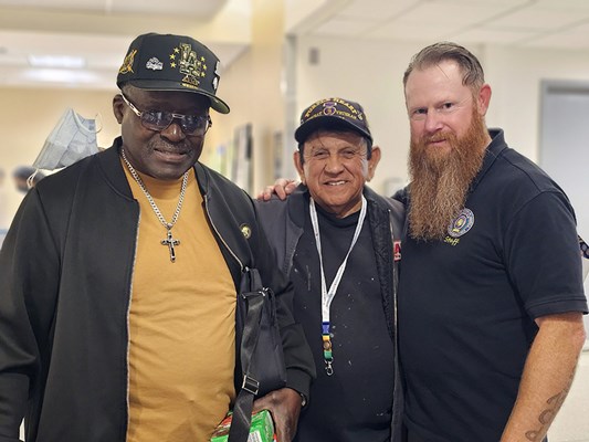 Vietnam veterans receive VVLPs.