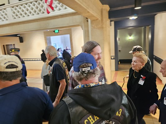 Jeanne Phillips, aka Abigail Van Buren, author of the syndicated &#34;Dear Abby&#34; column, speaks with ev