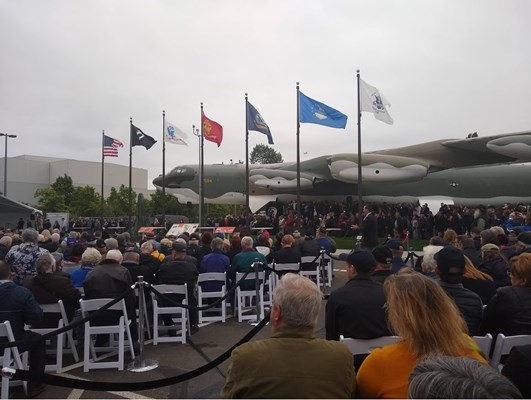 Vietnam War Memorial Park Ceremony at Boeing Field