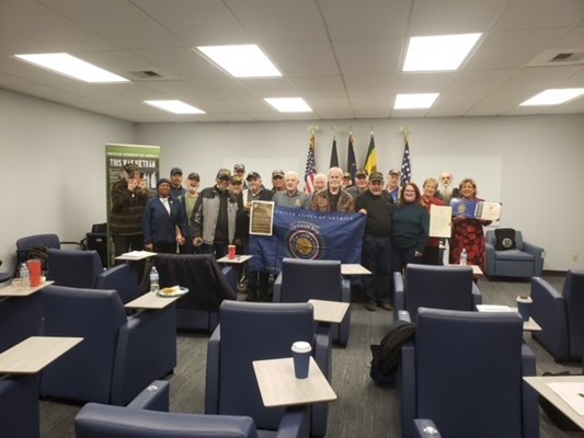 Honorary Partner ceremony for AK VVA Chapter 904 by the AK John Mitchell Chapter NSDAR.