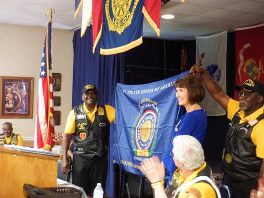 Ceremony for VVA Chapter 1067 by Huntsville, Maple Hill and Hunt&#39;s Spring Chapters NSDAR