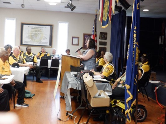 Ceremony for VVA Chapter 1067 by Huntsville, Maple Hill and Hunt&#39;s Spring Chapters NSDAR
