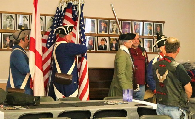 Ceremony for VVA Chapter 1067 by Huntsville, Maple Hill and Hunt&#39;s Spring Chapters NSDAR
