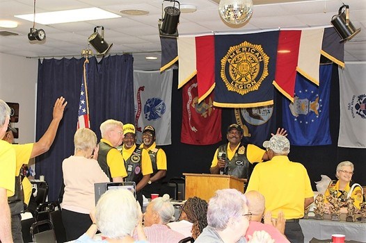 Ceremony for VVA Chapter 1067 by Huntsville, Maple Hill and Hunt&#39;s Spring Chapters NSDAR