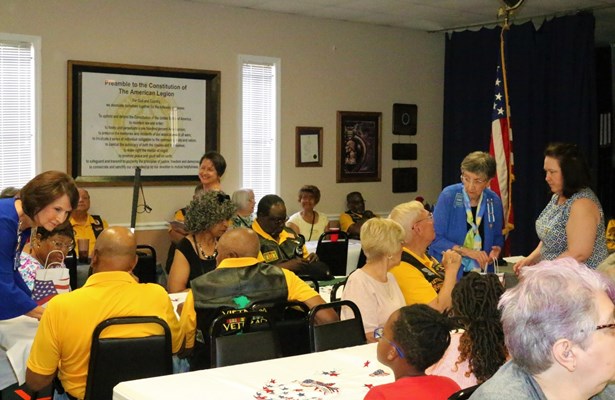 Ceremony for VVA Chapter 1067 by Huntsville, Maple Hill and Hunt&#39;s Spring Chapters NSDAR