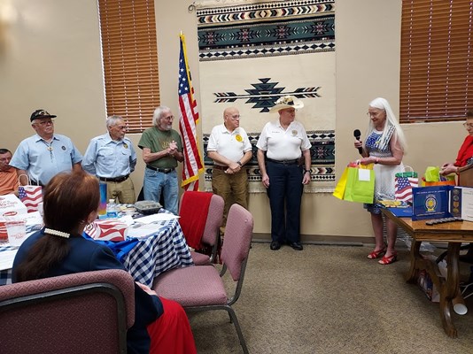 Honorary Partner ceremony for AZ VVA Chapter 106 by the Tuscon Chapter NSDAR