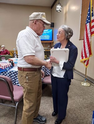 Honorary Partner ceremony for AZ VVA Chapter 106 by the Tuscon Chapter NSDAR