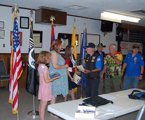 Honorary Partner ceremony for AZ VVA Chapter 1093 by Tombstone Chapter NSDAR