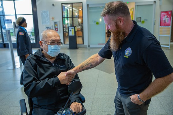 On 11/8/23, VWC staff presented VVLPs at the Jennifer Moreno Department of Veterans Affairs.  