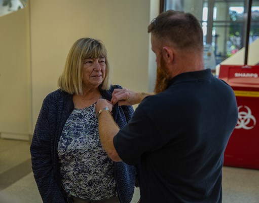 On 11/8/23, VWC staff presented VVLPs at the Jennifer Moreno Department of Veterans Affairs.  