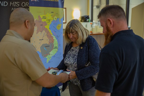 On 11/8/23, VWC staff presented VVLPs at the Jennifer Moreno Department of Veterans Affairs.  