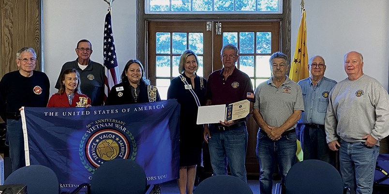 Honorary Partners ceremony for the CT VVA State Council by the CT State Society NSDAR..