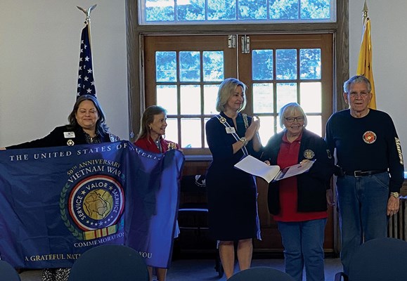 Honorary Partners ceremony for the CT VVA State Council by the CT State Society N