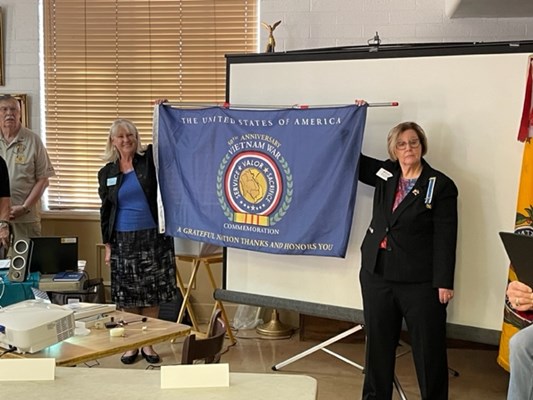 Ceremony for several AZ VVA Chapters and VVA State Council by NSDAR AZ Svc. for Vets and chapters.