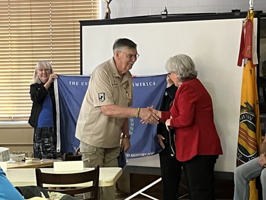 Ceremony for several AZ VVA Chapters and VVA State Council by NSDAR AZ Svc. for Vets and chapters.