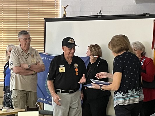 Ceremony for several AZ VVA Chapters and VVA State Council by NSDAR AZ Svc. for Vets and chapters.