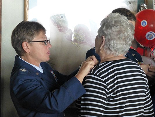 Colonel Church Pinning Coralie Betz