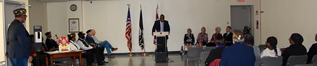 Honorary Partner distinction ceremony for DC VVA Chapter 958 Vietnam veterans by members of the Dist