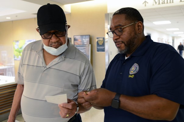 A VWC staff member explains the symbolism behind the VVLP.