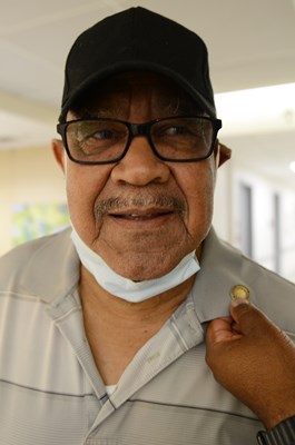 A Vietnam veteran receives a VVLP.